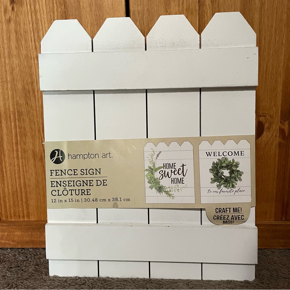 Hampton Art Fence Sign